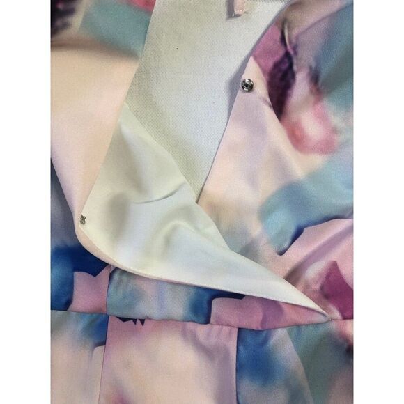 Tea & Cup V-neck Halter Watercolor Romper - Picture 5 of 6